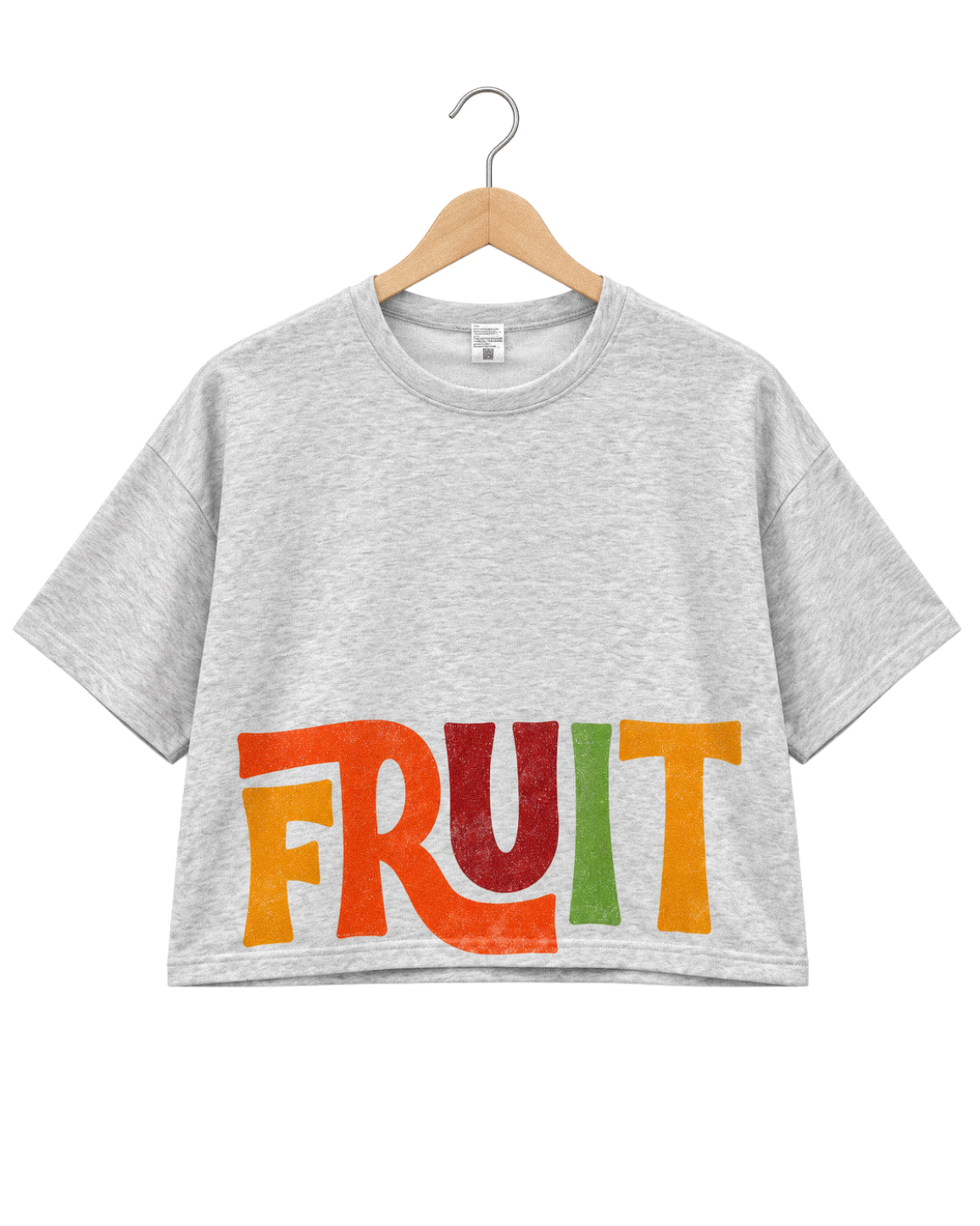 FRUIT Oversized Crop Tee