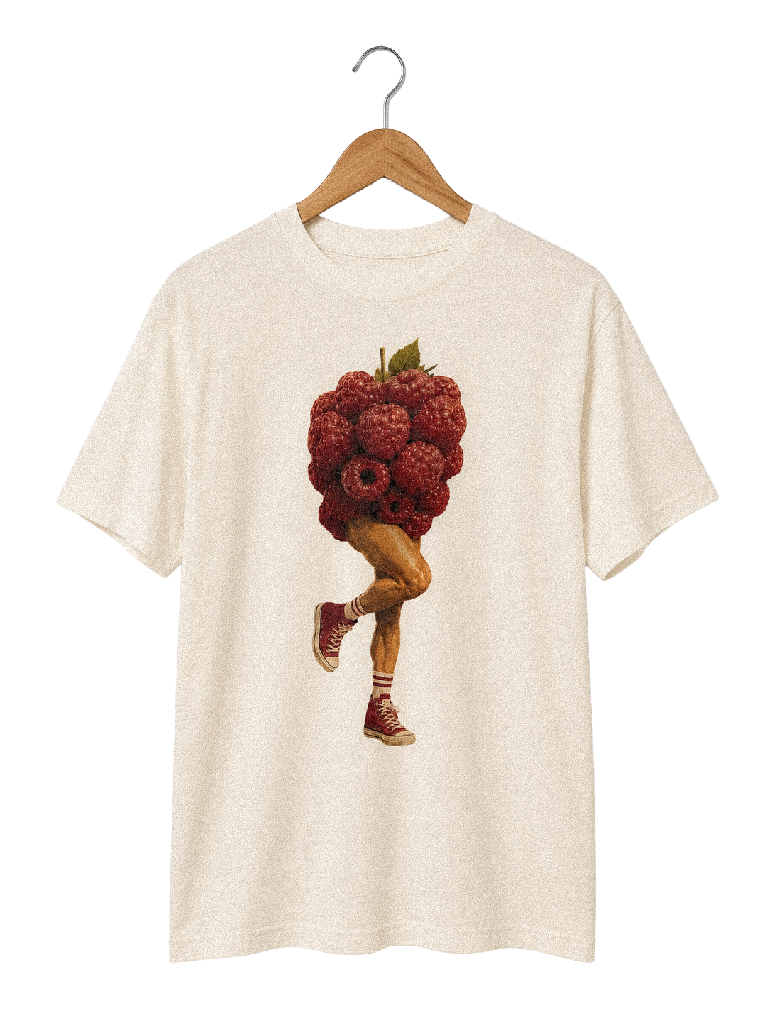Graphic Tee - Raspberry